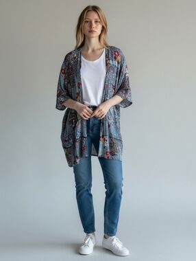 Cardigan | Knox Rose | Multicolor | Paisley